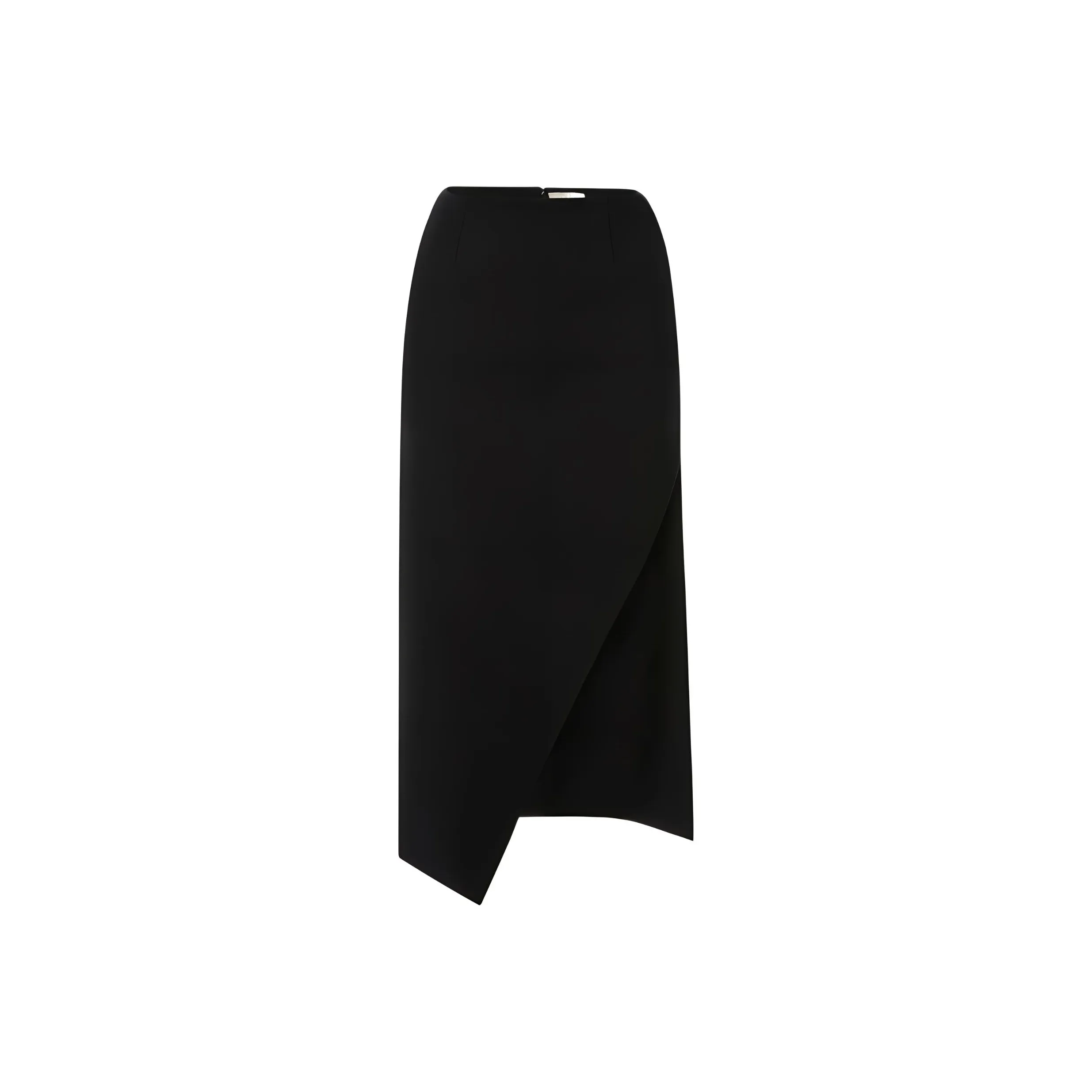 Alexander McQueen High Waist Slit Detailed Midi Skirt