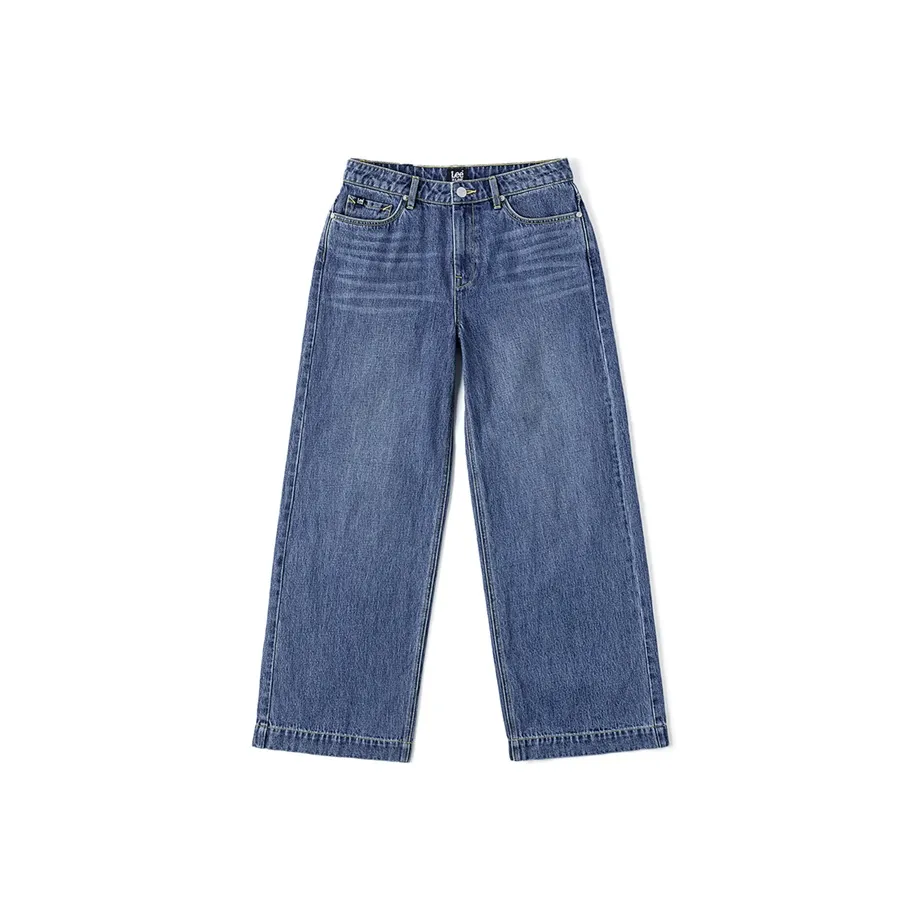 Lee Темно-синие Женские Джинсы