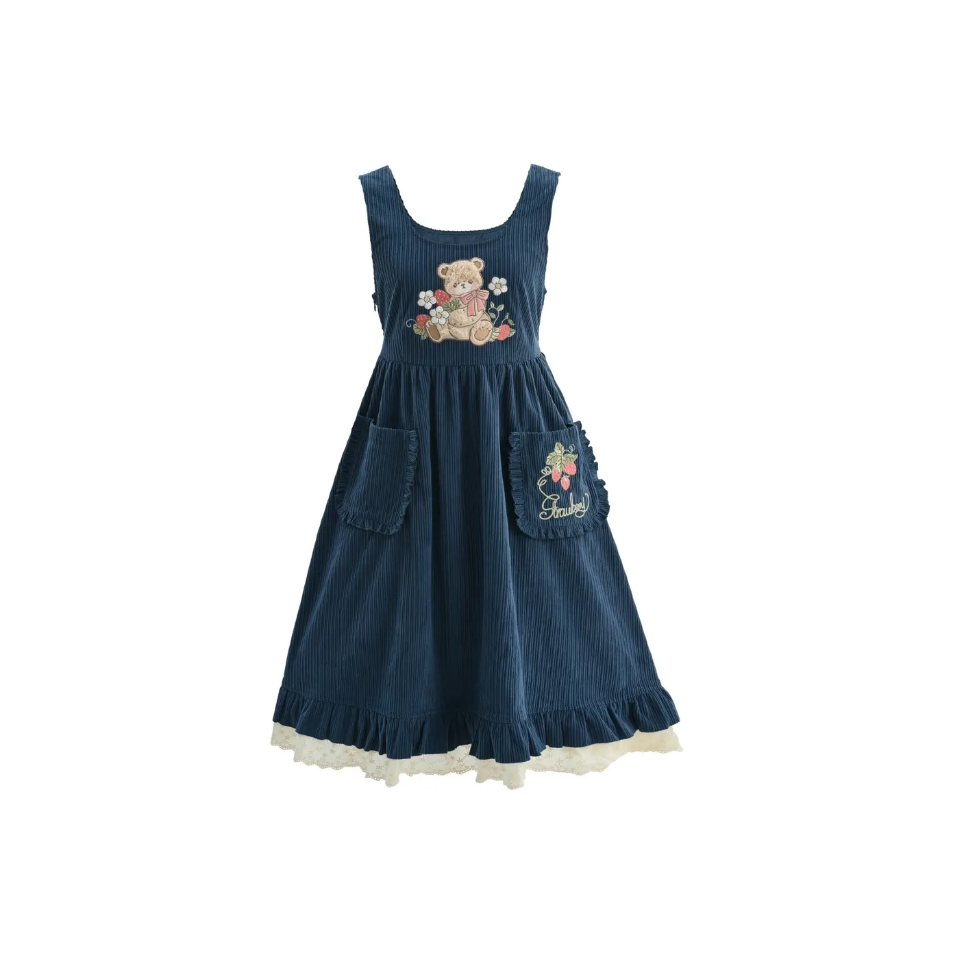 SNBL Без рукавов Платье Женское Синее