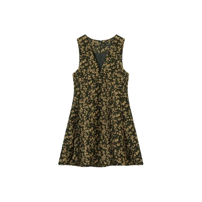 E.land Sleeveless Dress Women's Brown