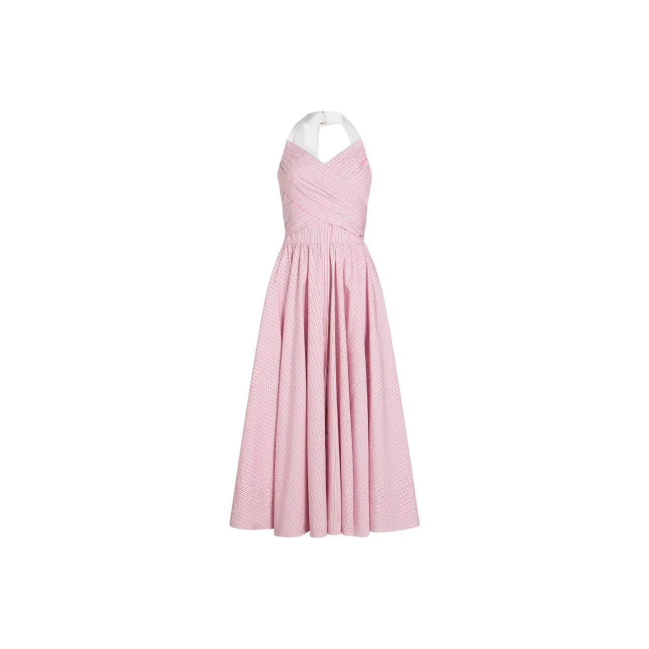 Patou Striped Halterneck Maxi Dress
