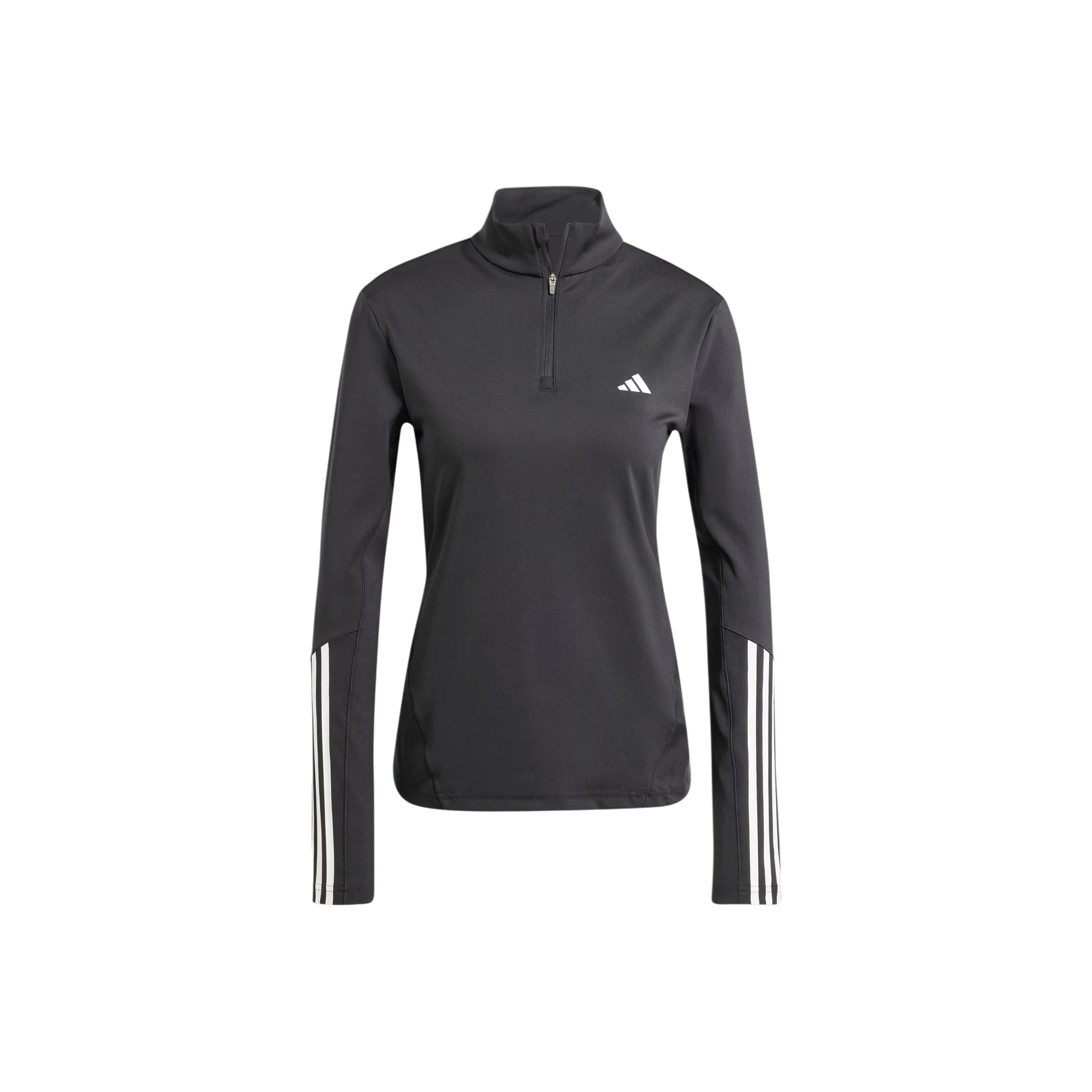 Adidas Hyperglam Training Quarter Zip Track Top Workout Clothing Women's Black
