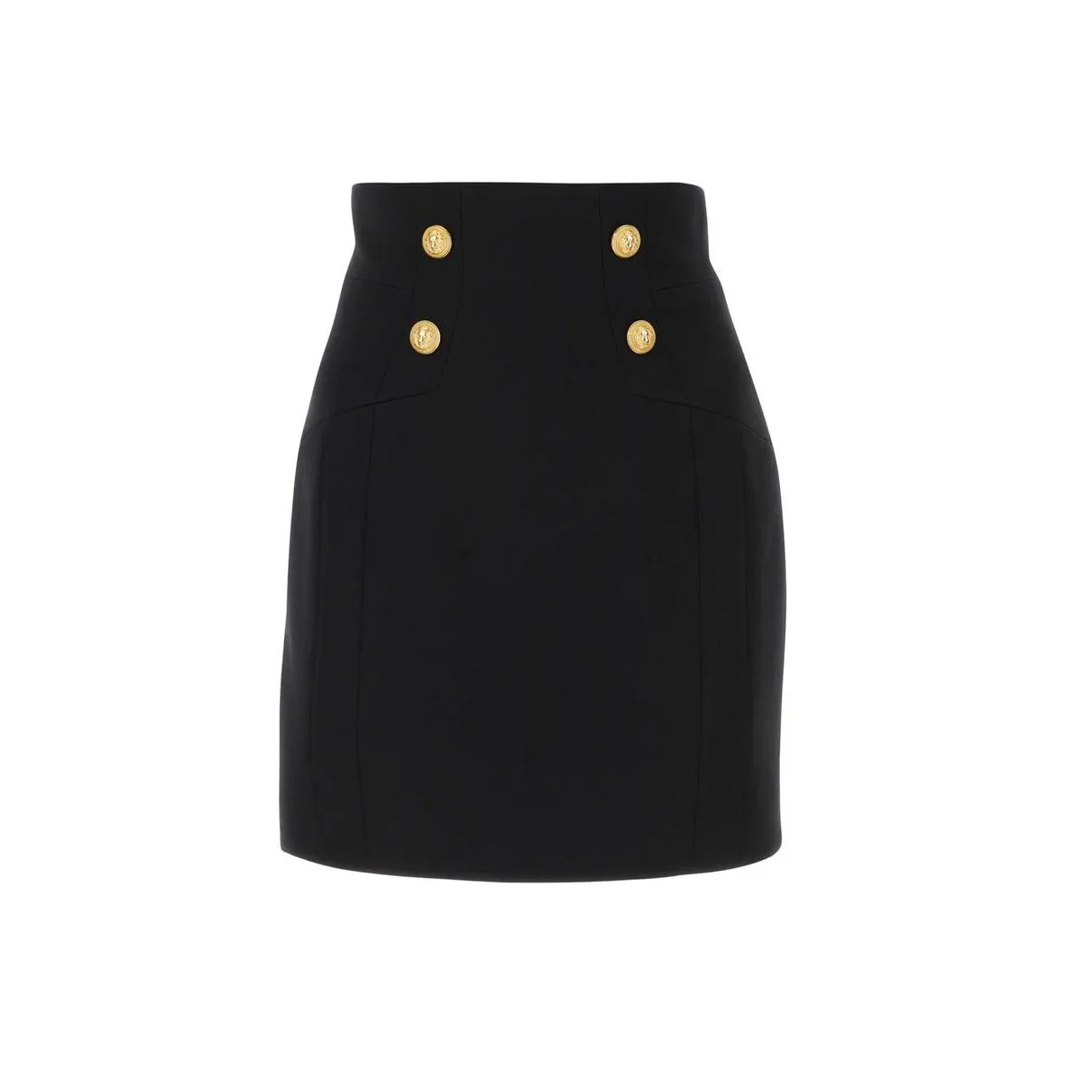 BALMAIN Button Embellished Pencil Skirt