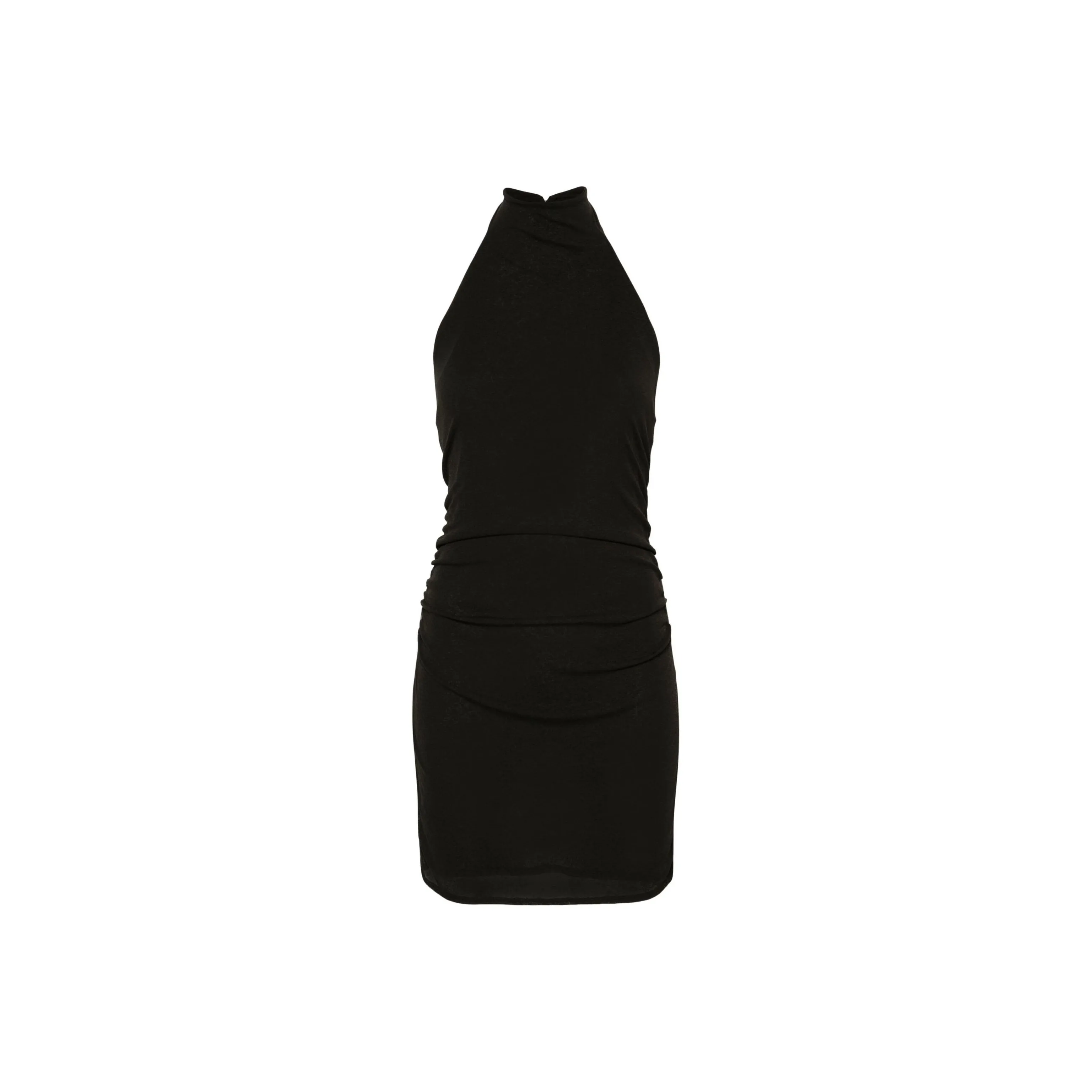 NANUSHKA Haterneck Semi sheer Minidress