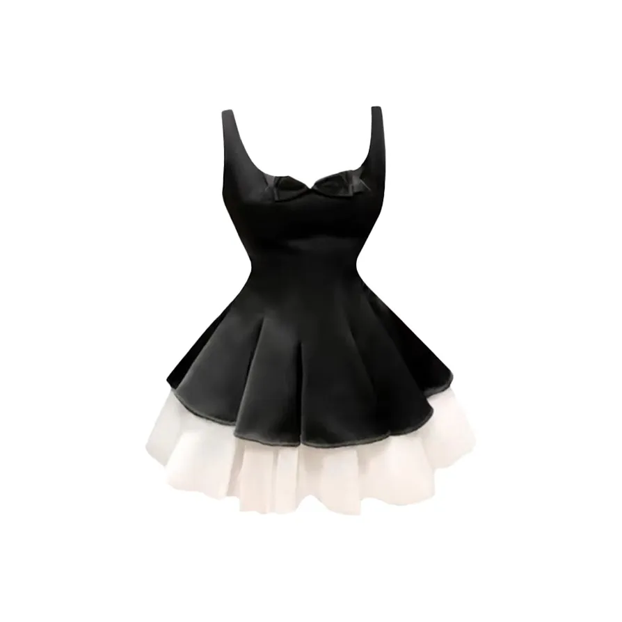 SCCREBEL OFFICIAL Slip Платье Женское Черное