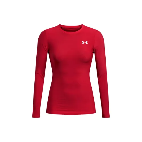 Under Armour HeatGear Красный Женская одежда для фитнеса