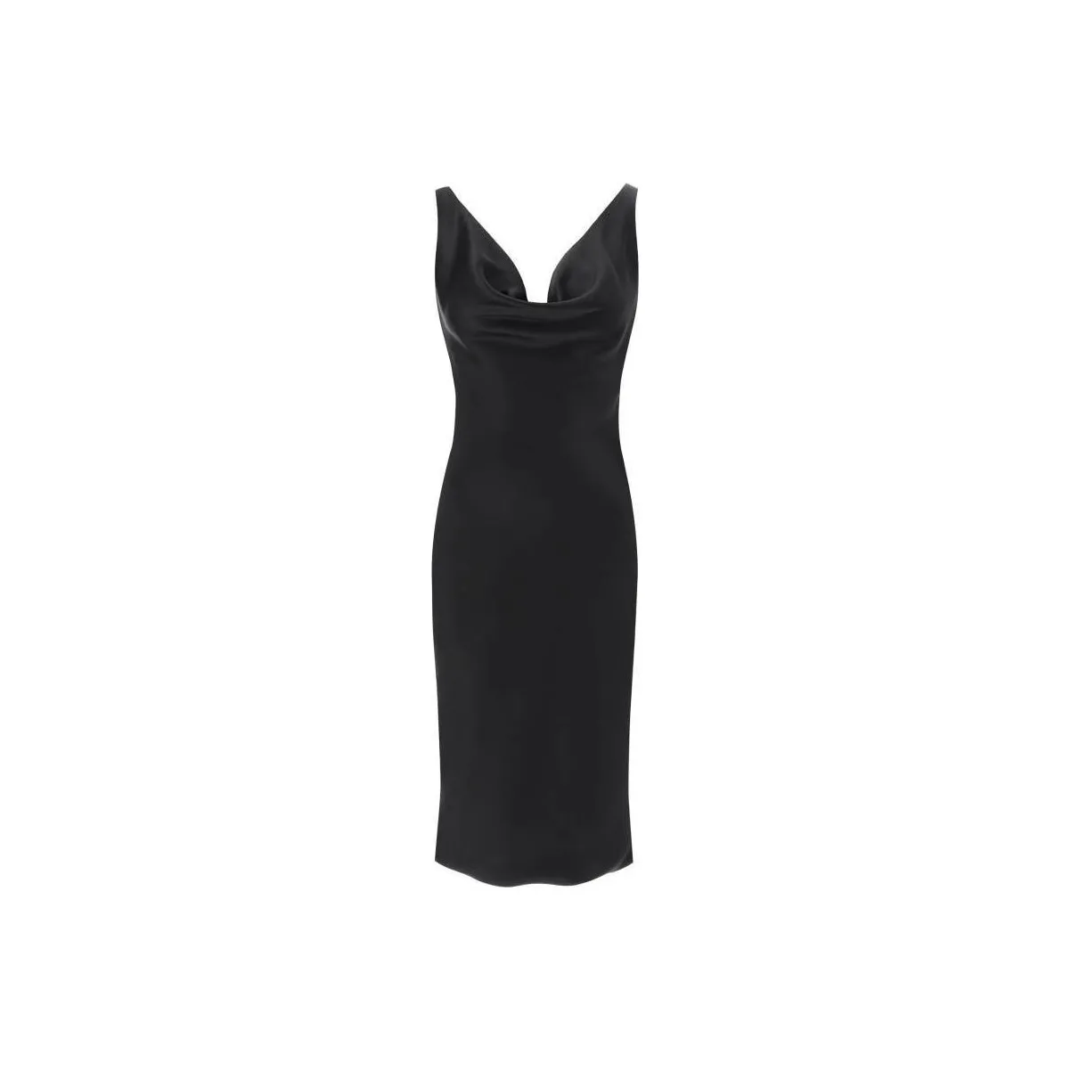 NORMA KAMALI Cowl Neck Midi Dress