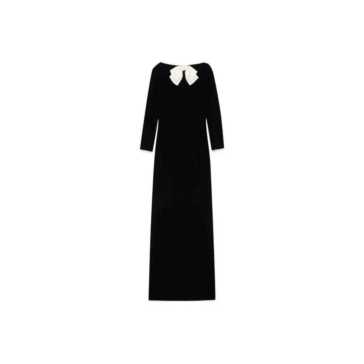 SAINT LAURENT Long Sleeved Dress Women's Black