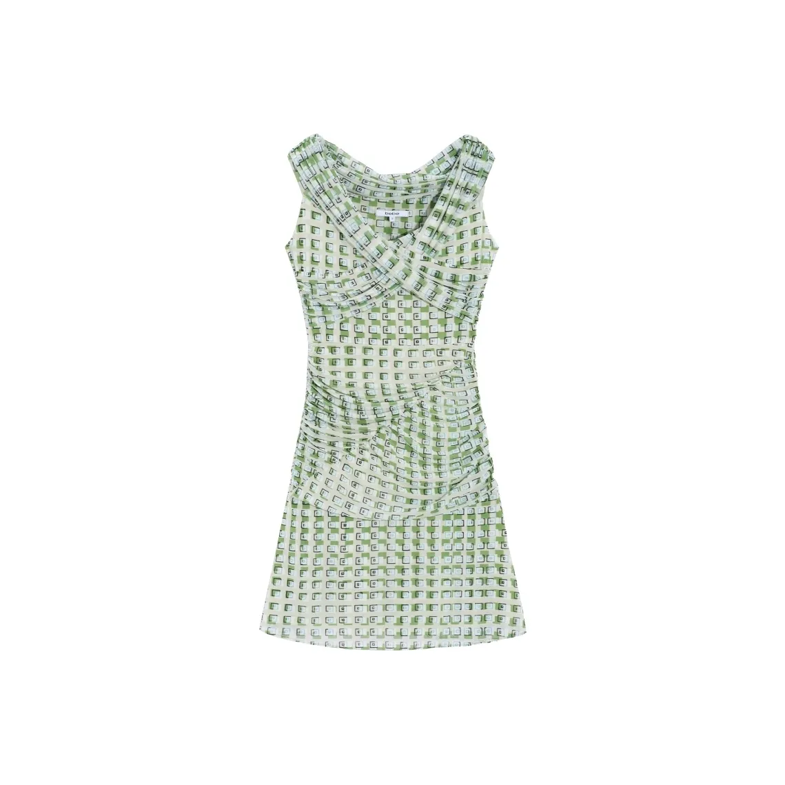 Bebe Sleeveless Dress Women's Green