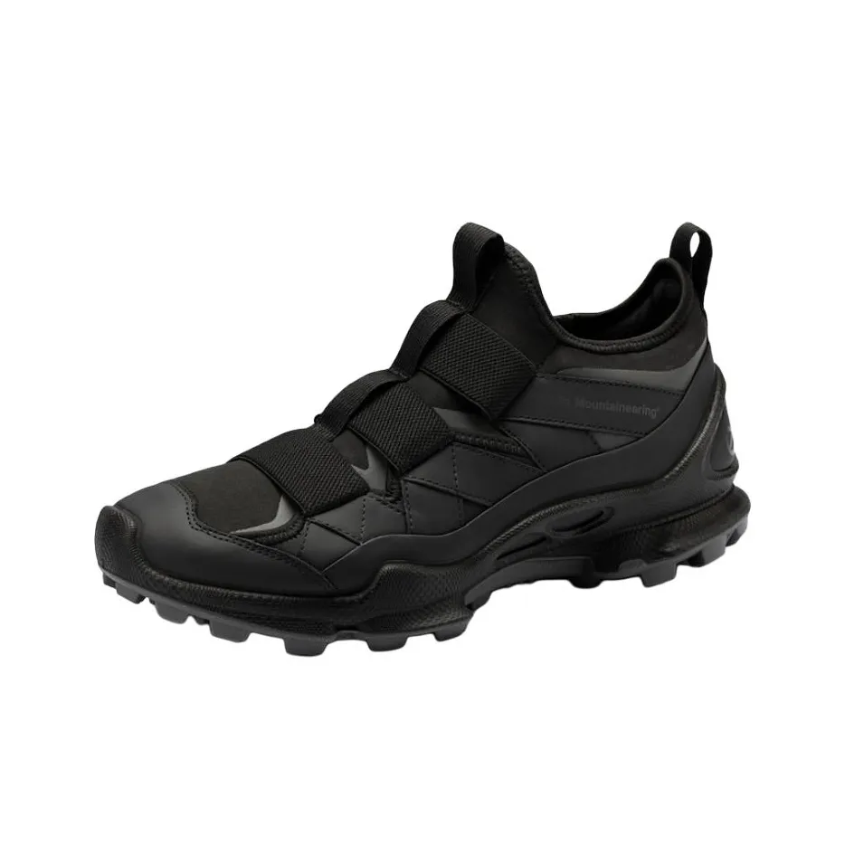 White Mountaineering x Ecco Striding C Устойчивые к истиранию Низкие Топы Альпинистские и Туристические Ботинки Мужские Черные