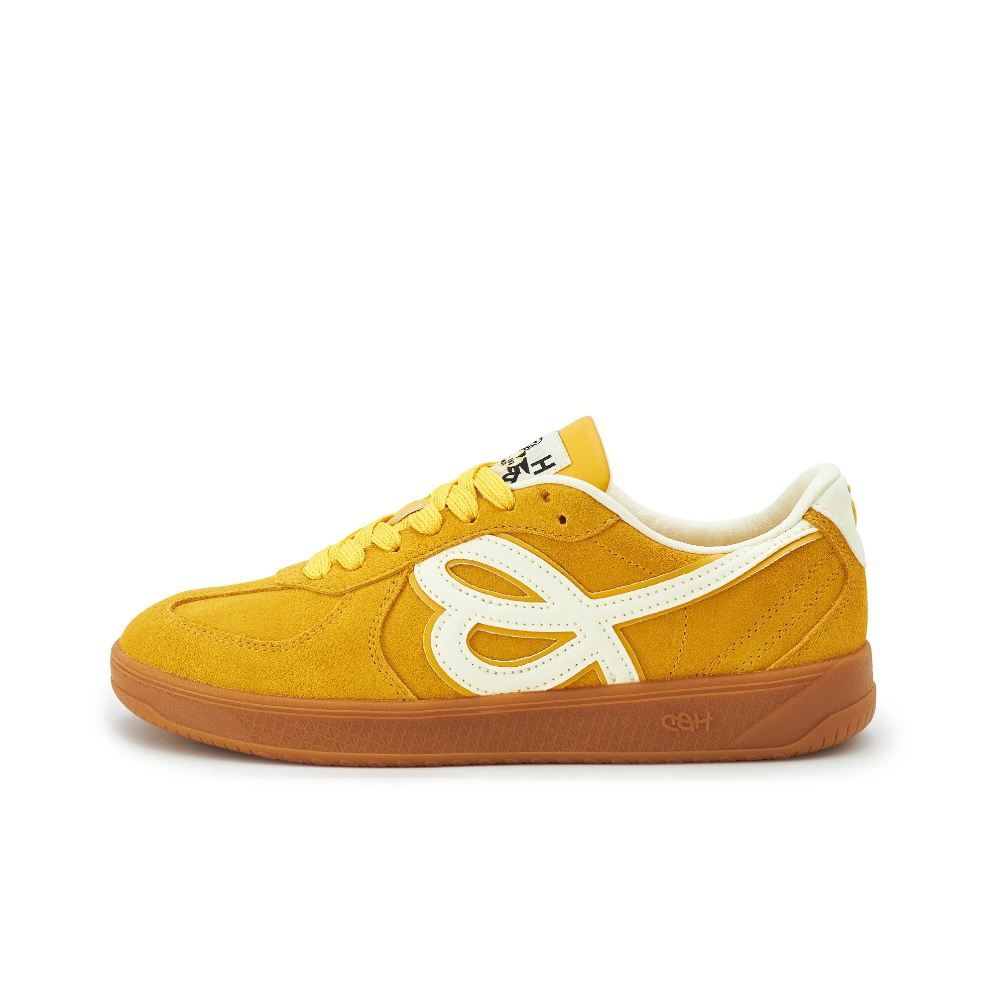 Happy Birds Day X S45 X WE FLOWER German Army Trainers Unisex Low Top Yellow