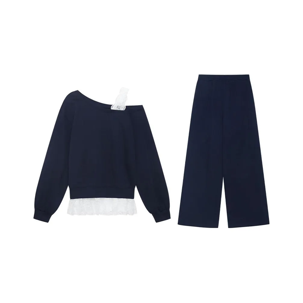 FLIM Повседневный костюм женский темно-синий