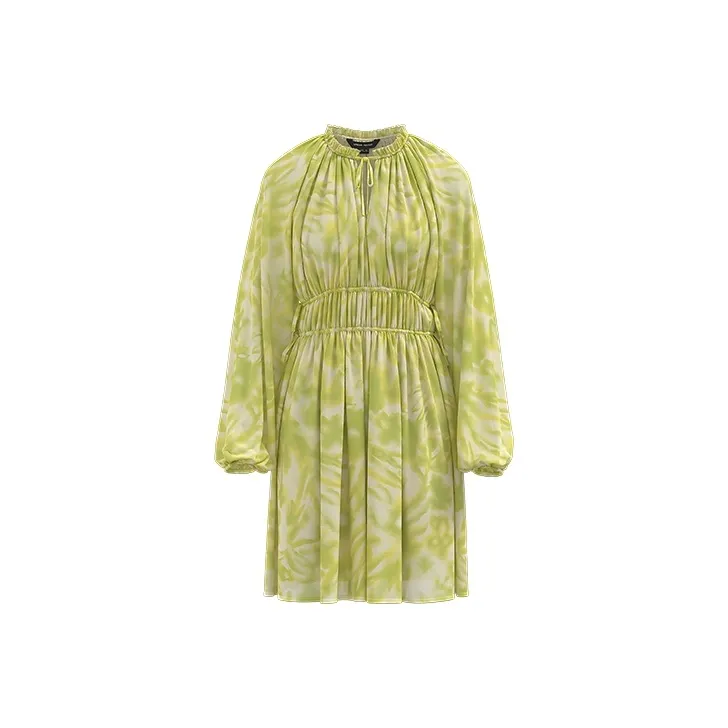 URBAN REVIVO Boho Style Long Sleeved Dress Women's