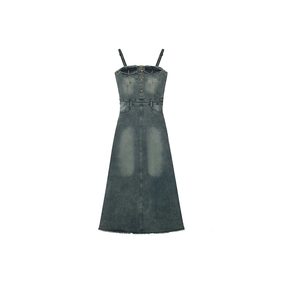 PAIN OR PLEASURE Slip Платье Женское Синее