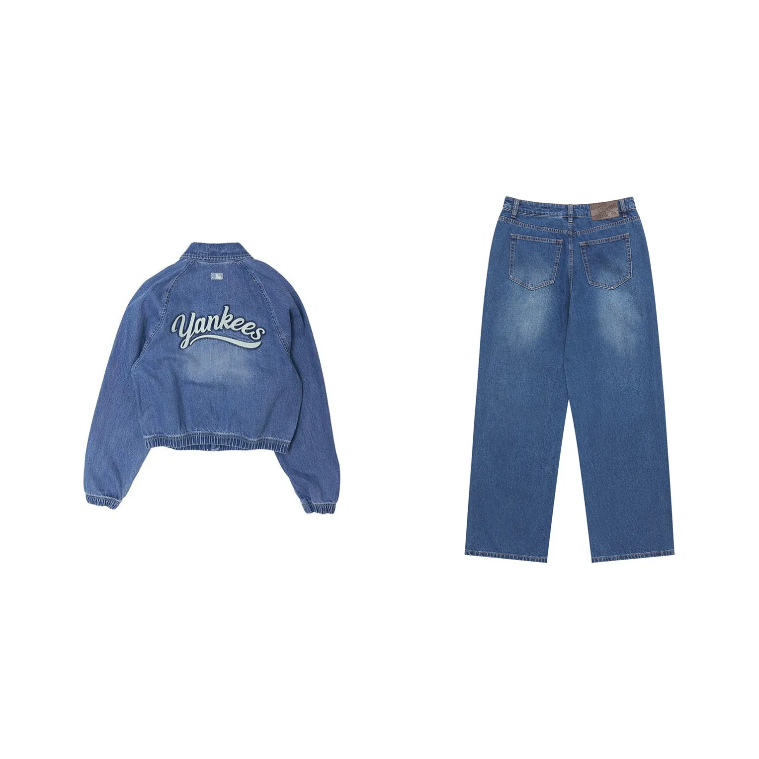 Mlb Base Logo New York Yankees Basic Collection Повседневный Костюм Женские