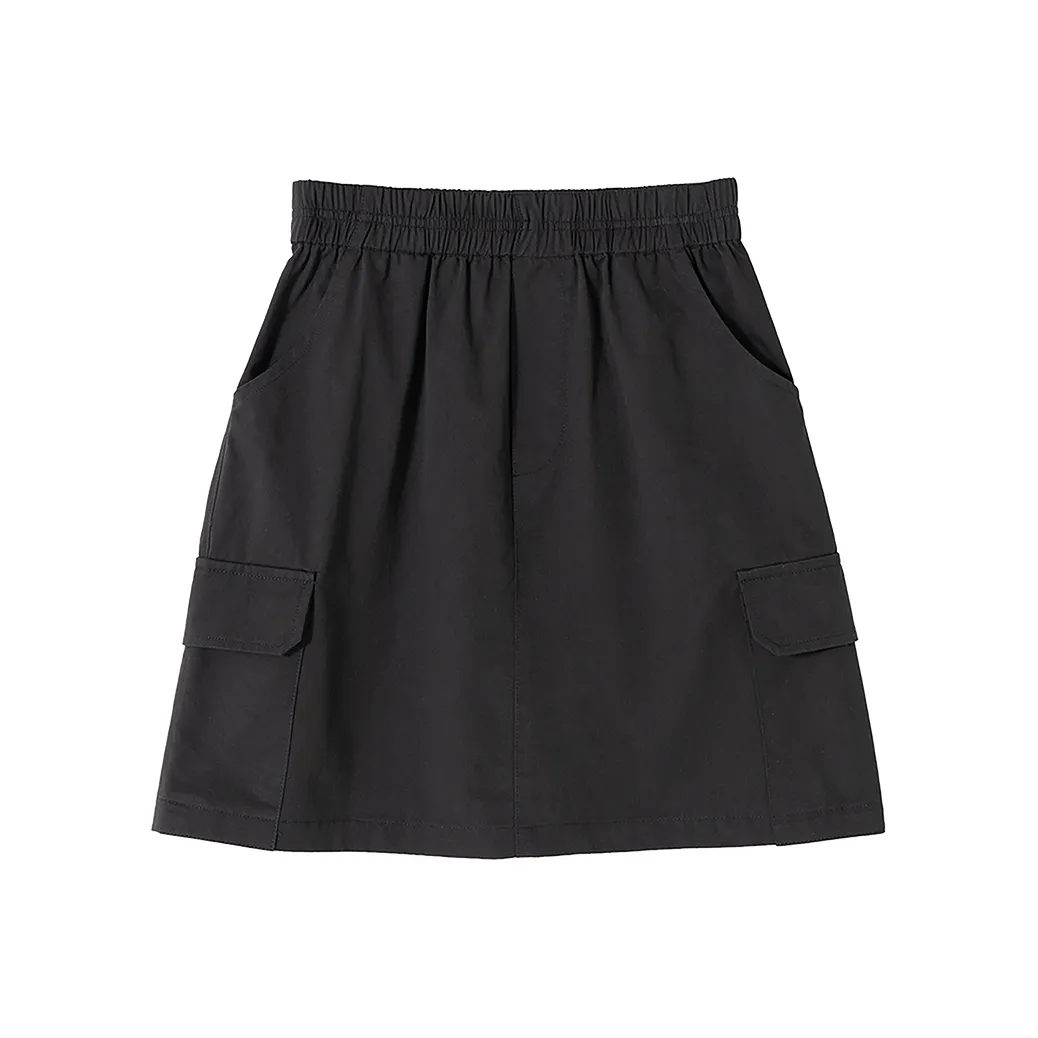 SOON FLOWER Карго Юбки Короткие Женские Черные