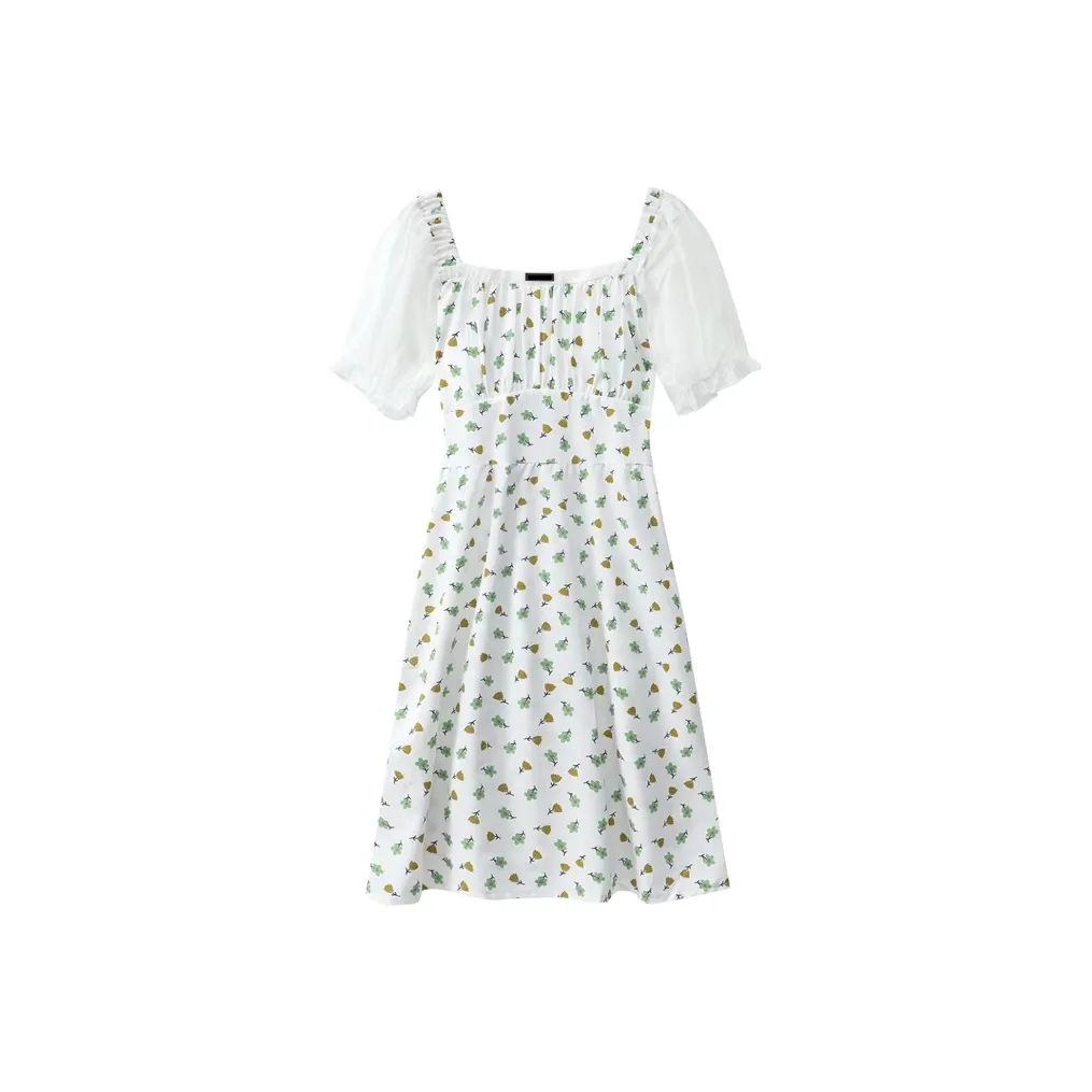 Incolore Short Sleeved Dress Women's Floral