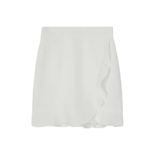 CLUB MONACO Белая Женская Повседневная Короткая Юбка