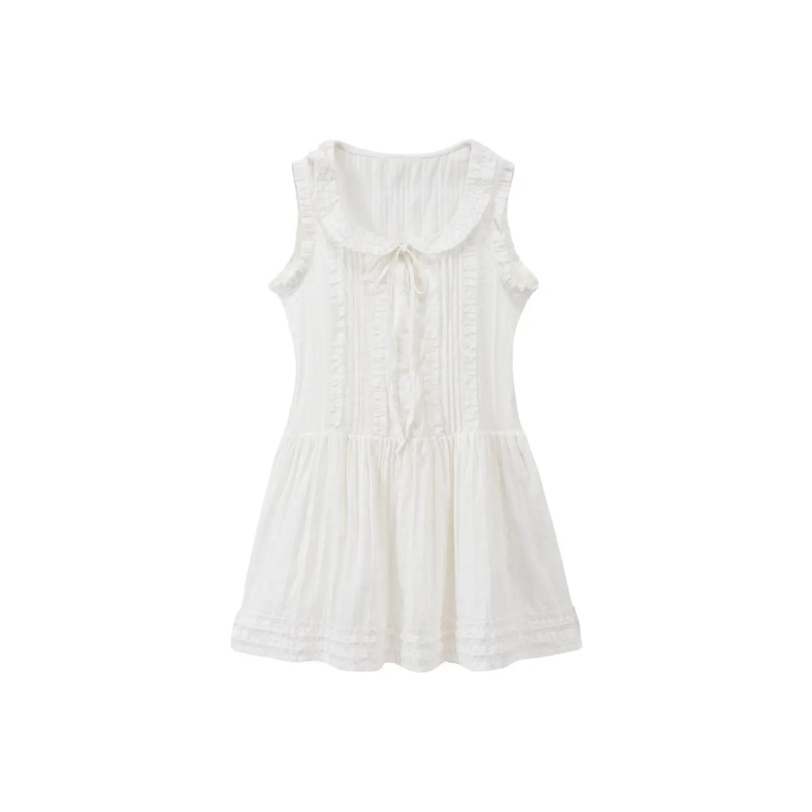 AURORA MUSE Sleeveless Dress Women's White