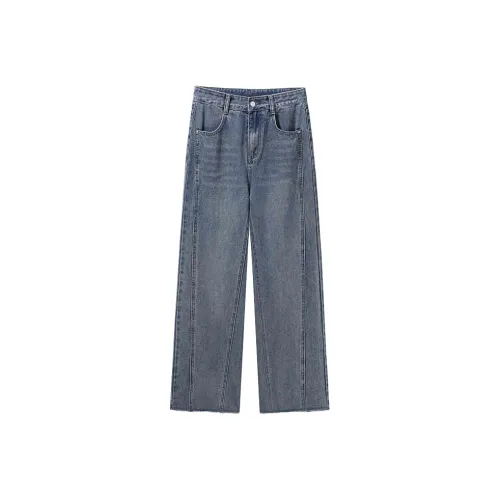 Small grains Blue Женские Джинсы
