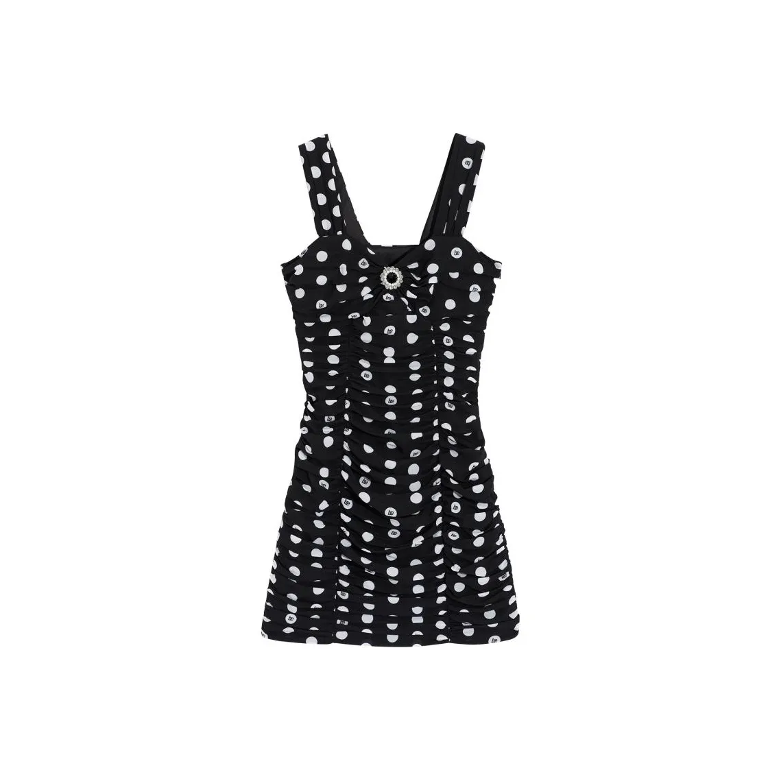 Bebe Slip Dresses Women's Black/White