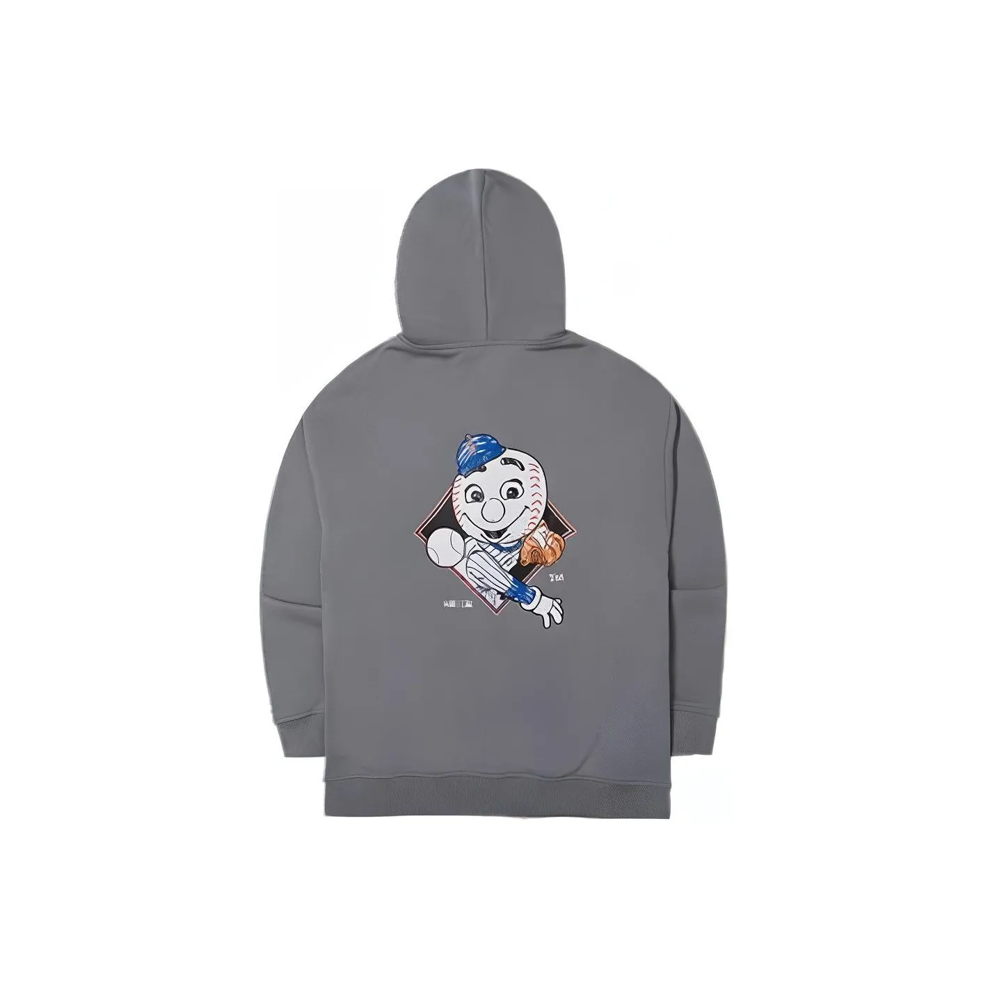 New Era x MLB SS24 New York Mets Sweatshirt Unisex Gray