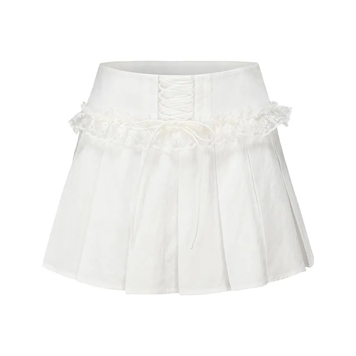 NANA JACQUELINE Белая Женская Повседневная Короткая Юбка