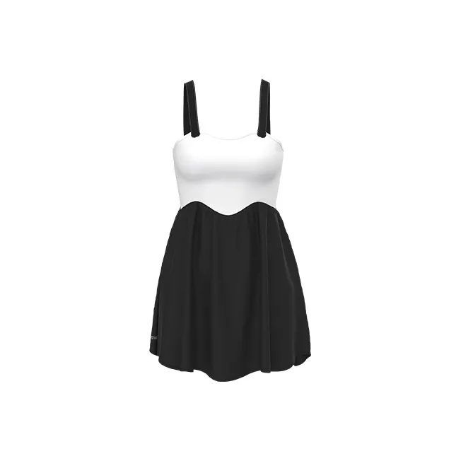 TOSWIM Платья и юбки для плавания Женские Черный и Белый Сырой шоколадный