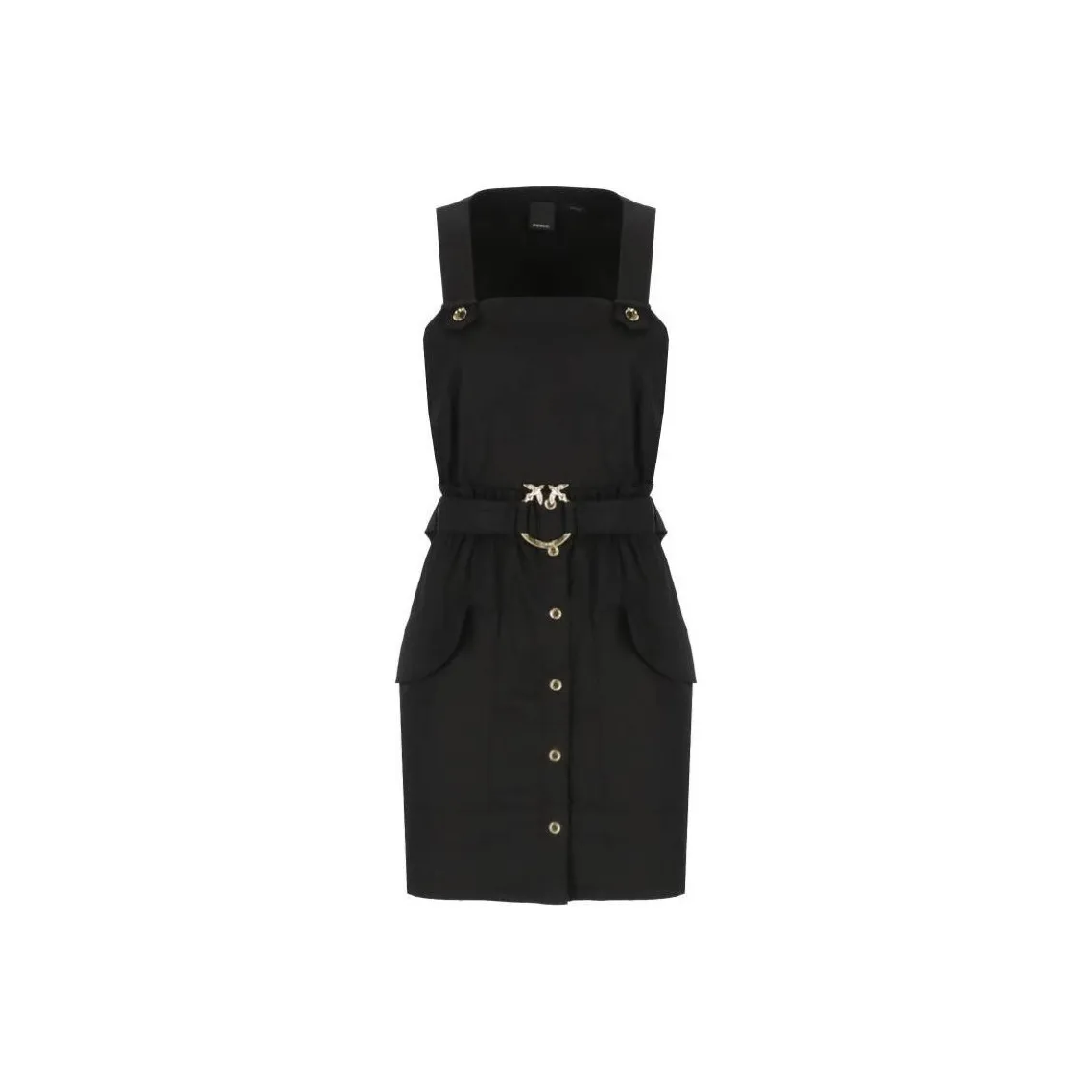 PINKO Без рукавов Платье Женское Черное