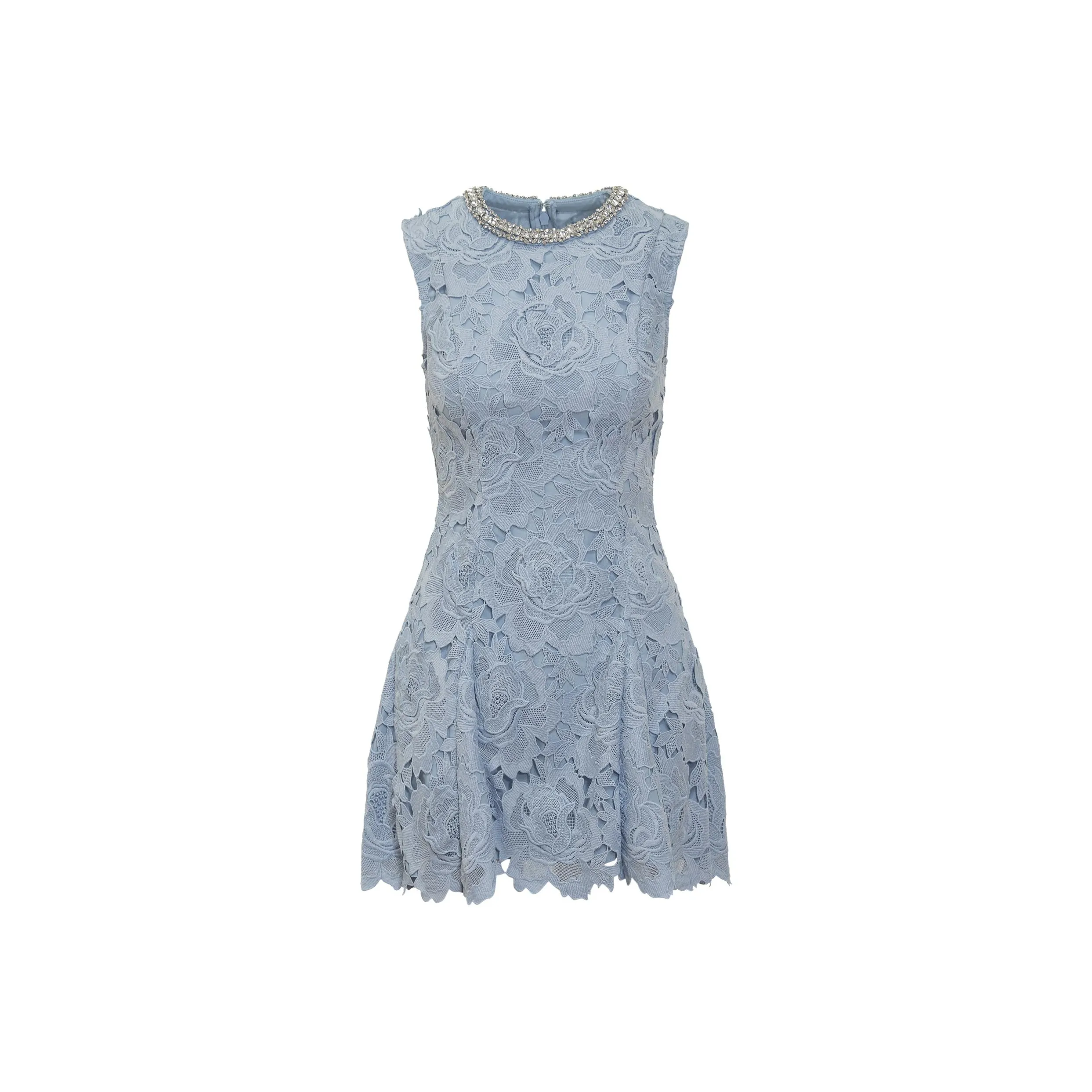 Self portrait Flower Lace Mini Dress