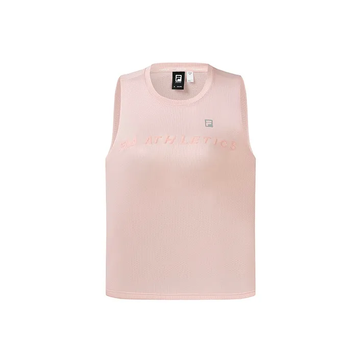 FILA Athletics Sleeveless Sports Shirts Women's Soft Pink