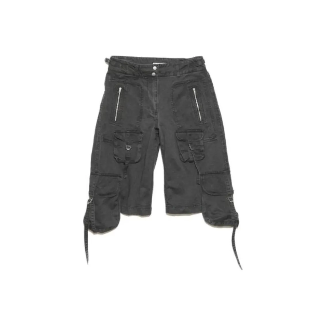 Acne Studios Cargo Shorts Women's Charcoal Gray