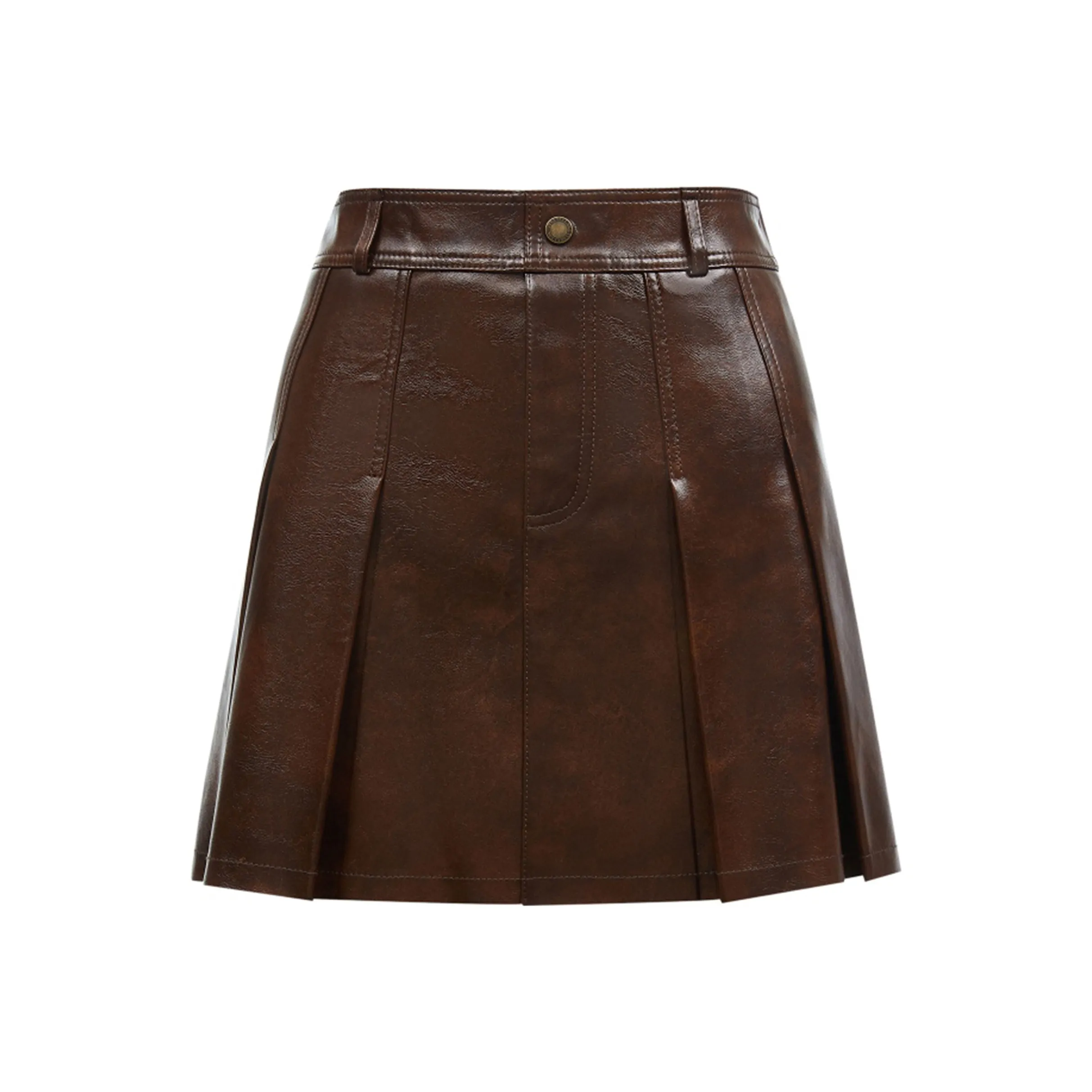 ONLY Knee-Length Skirt Women's Sweet Chocolate Brown