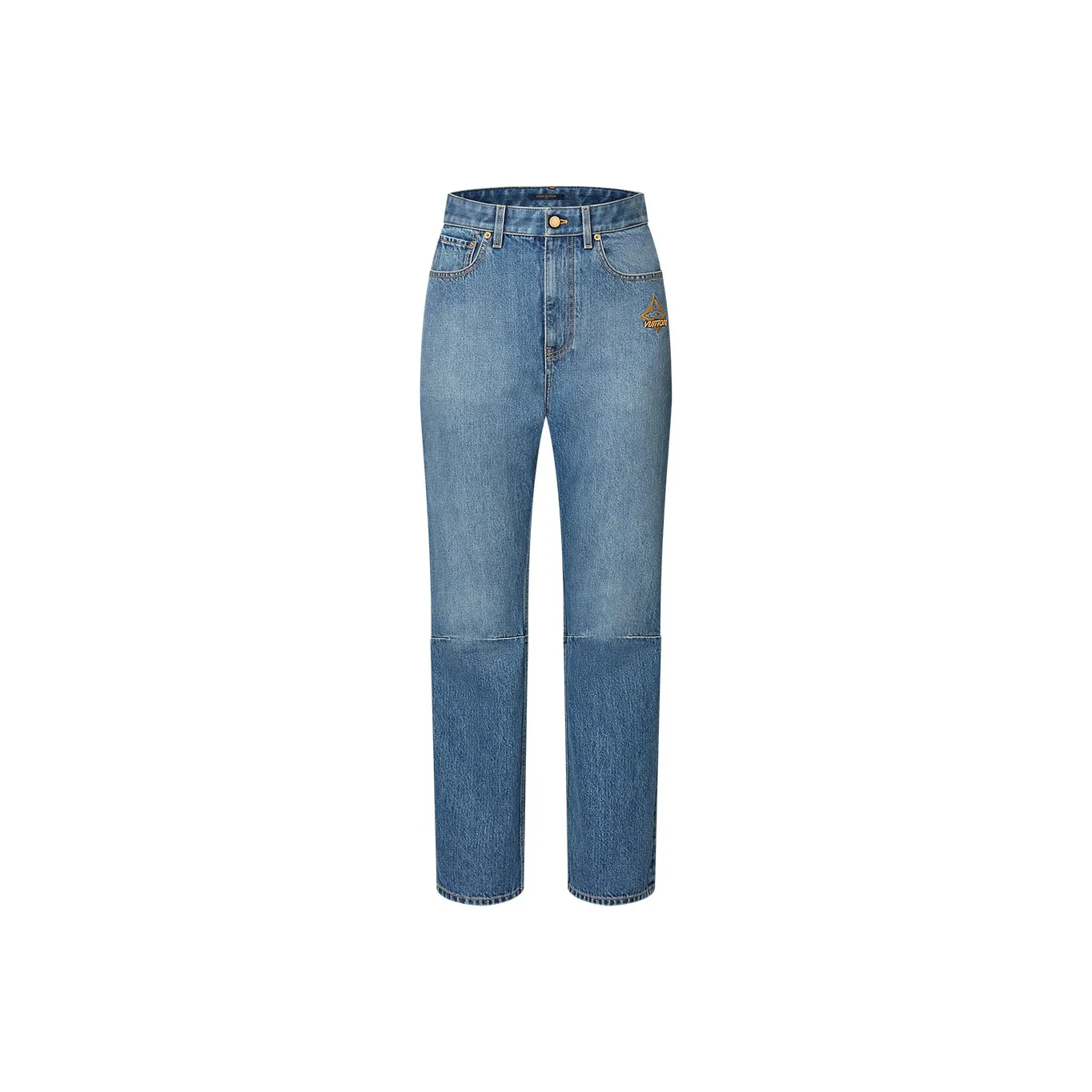 LOUIS VUITTON SKI Skiing Series FW24 Jeans Women's Blue
