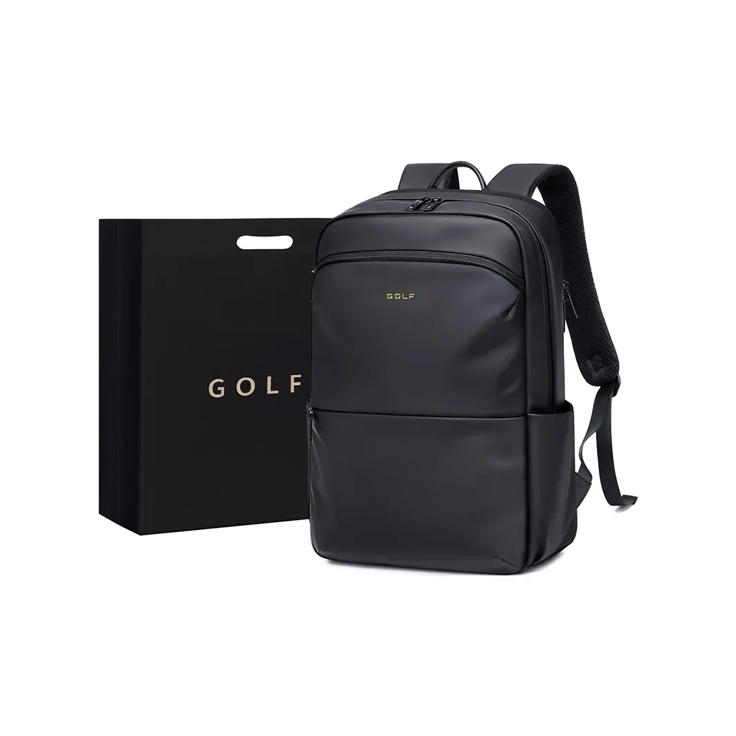GOLF Fabric Backpack Regular Men's Dusty Black/Elegant Gray