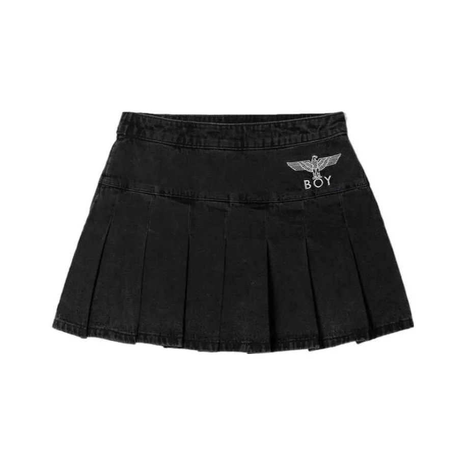 Boy London Denim Short Skirts Women's Black