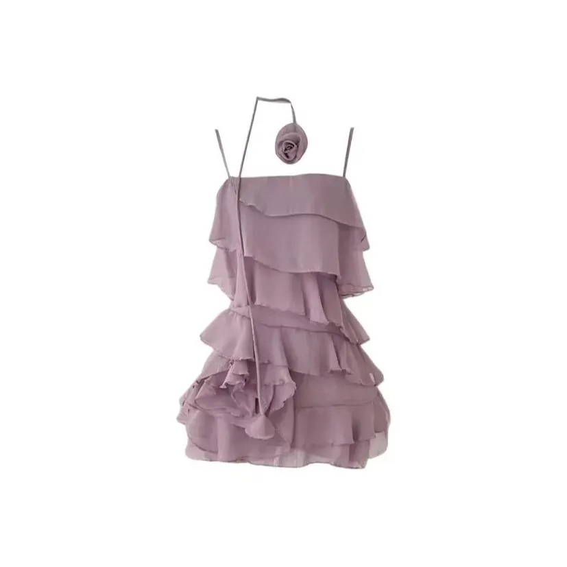 VKXOW Slip Платье Женское Фиолетовое