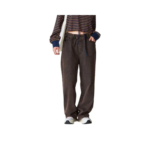 FREAK'S STORE Коричневые Женские Джинсы