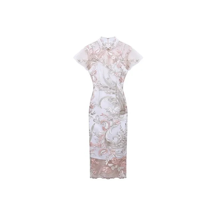 JINYE ORIENTAL Cheongsams Women's Champagne