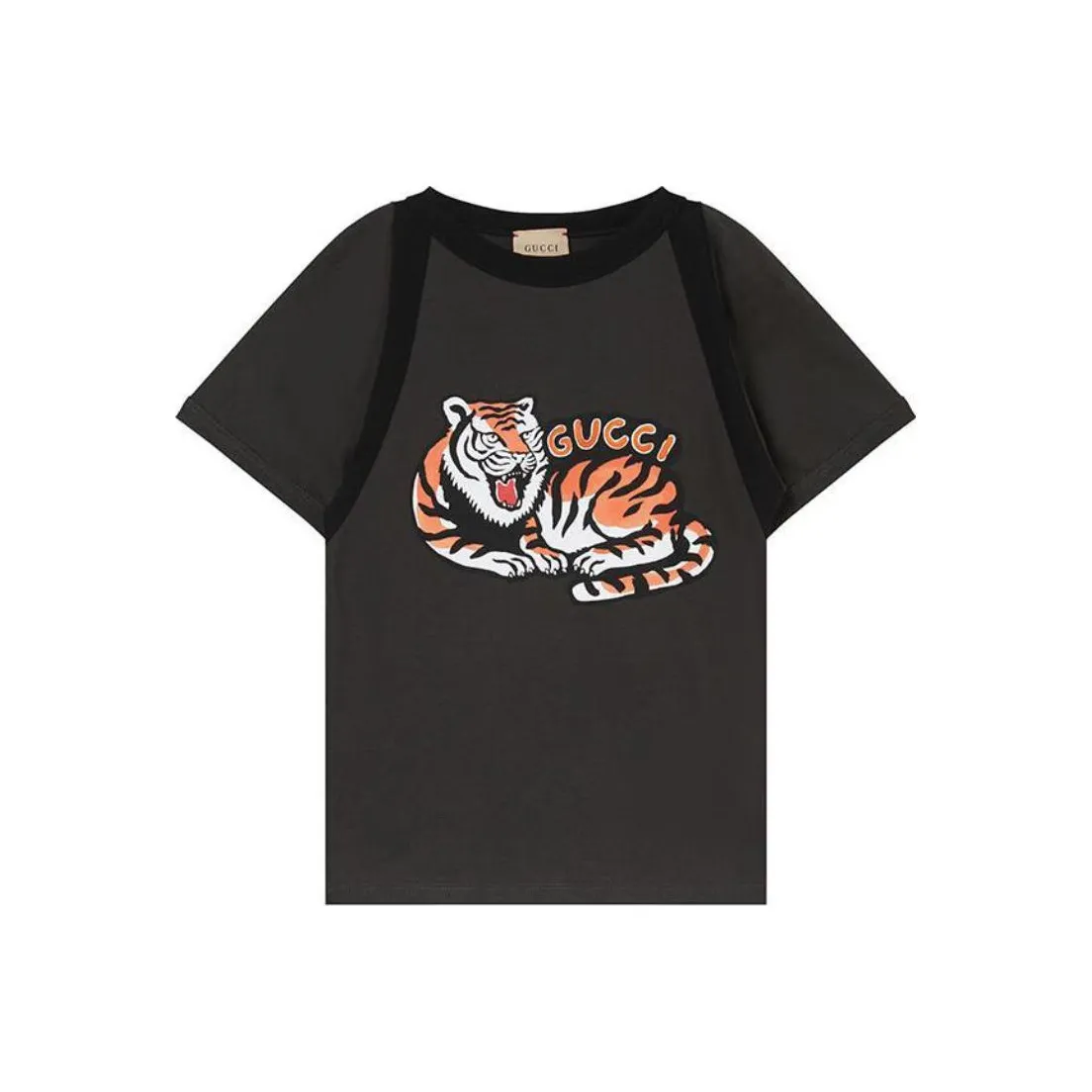 GUCCI Короткий рукав T-рубашки SS23 Темно-серый Детский