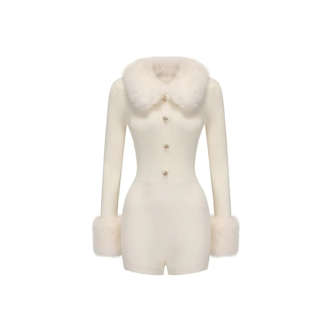 NANA JACQUELINE Комбинезон Женский Белый