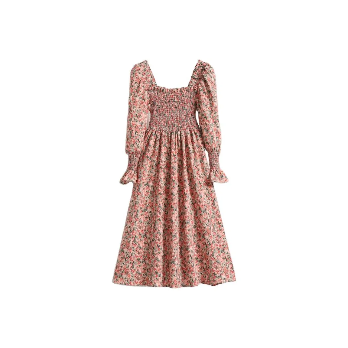 KEAB Длинное платье с длинными рукавами женское