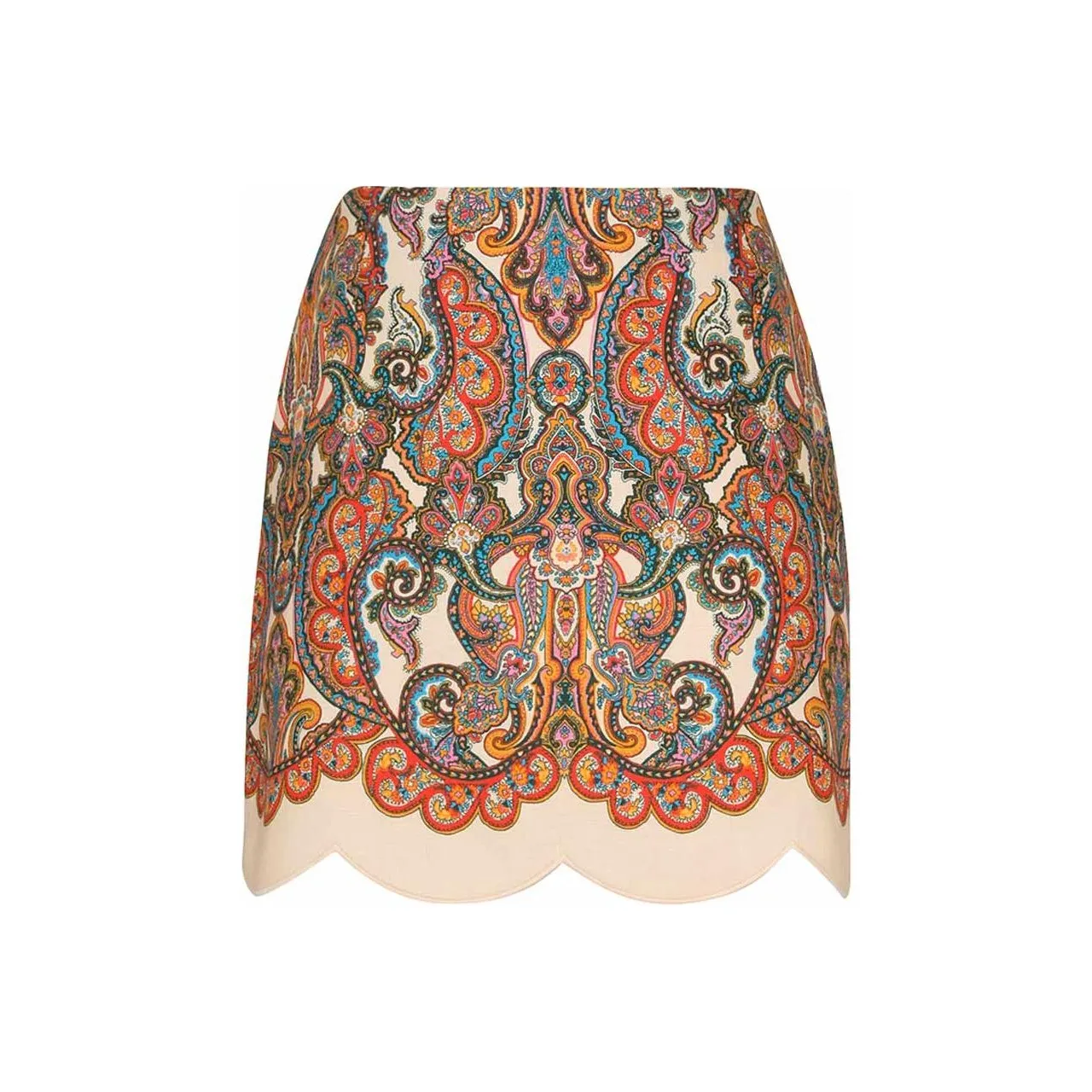 Zimmermann Ottie Scallop Mini Skirt
