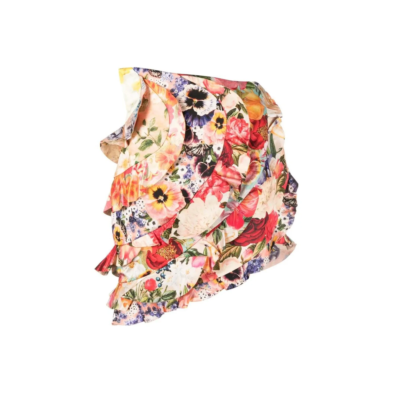 Zimmermann Spliced Floral print Skirt