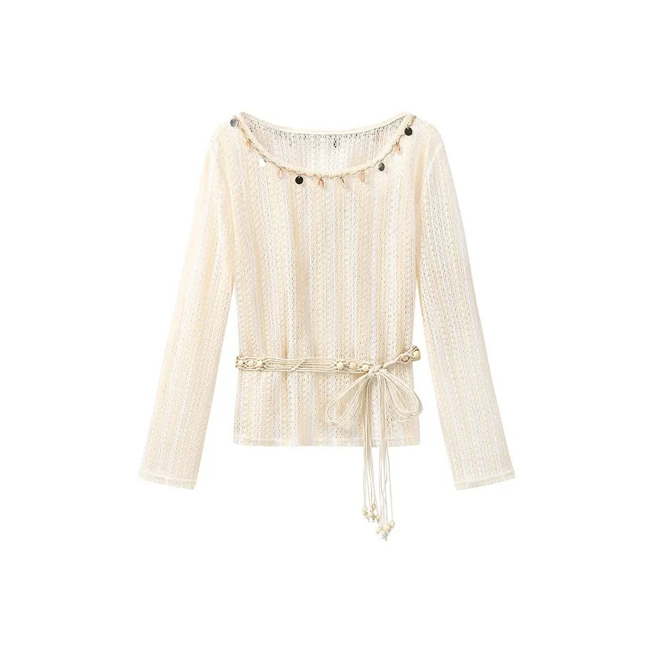 FAIRWHALE Светло-желтый Женская трикотажная одежда