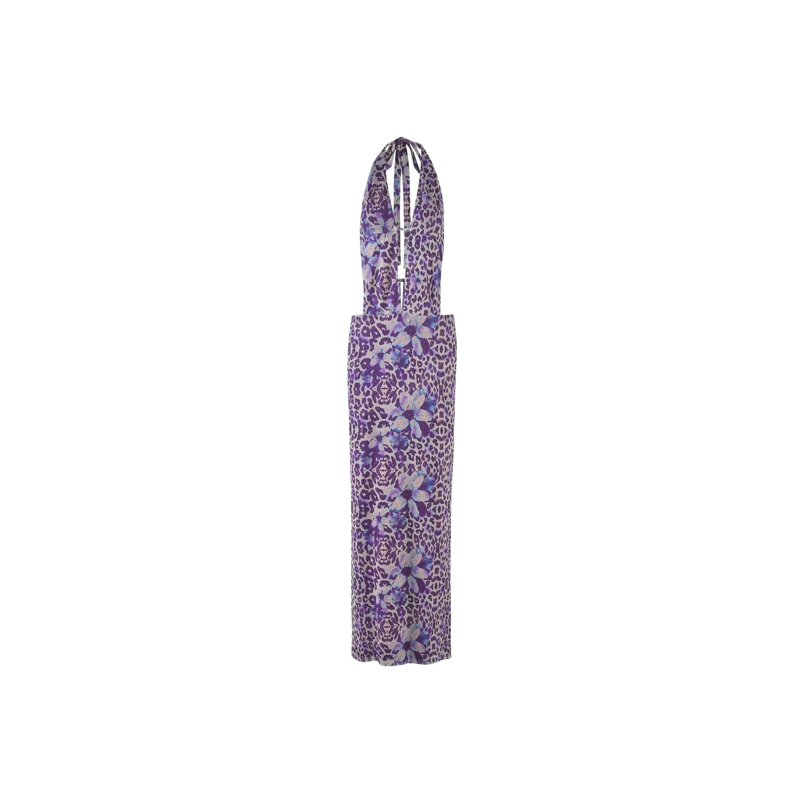 Tiger Mist x By Poppy MAGDALENA MAXI DRESS Sleeveless Dress Women's Purple