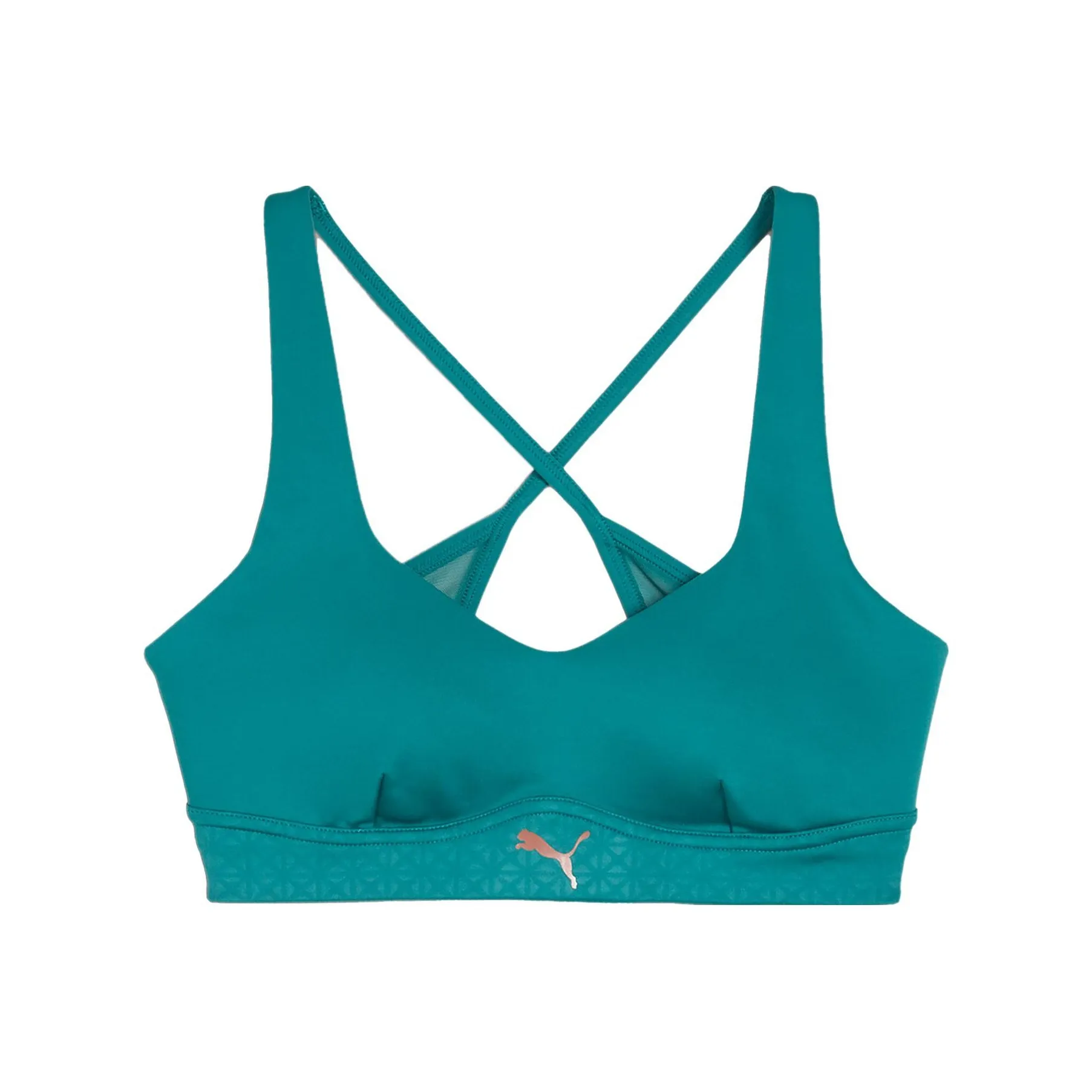 PUMA AOP Бюстгальтер Спортивное белье Женские Зеленый