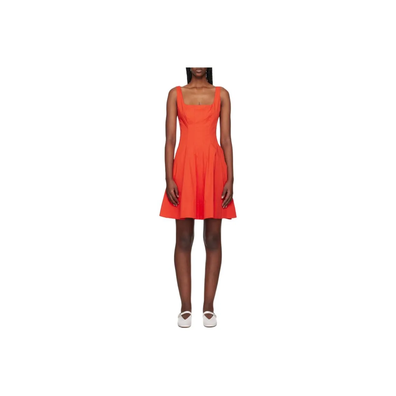 Staud Sleeveless Dresses Women's Orange