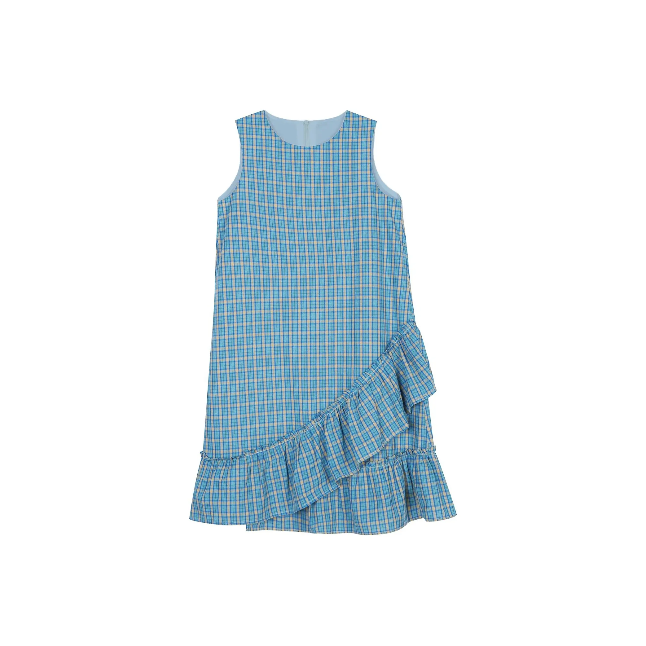 XINBANGBANG Без рукавов Платье Женское Синее