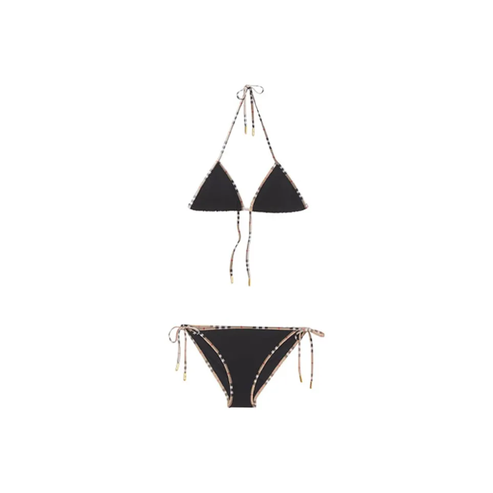 Burberry Vintage Check trim Bikini